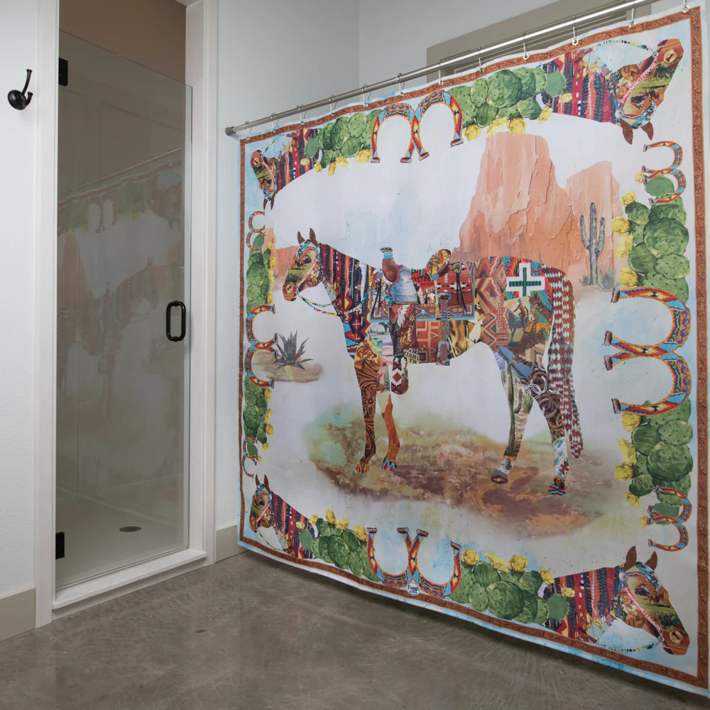 Shower Curtain - Haute Horse - Image 4